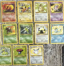 Pokemon Jungle complete NON HOLO rare 16 card lot - Image 3