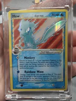 2006 Pokemon Mew Gold Star EX Dragon Frontier 101/101 Ultra Rare Holo Card - Image 1