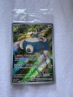 Pokemon TCG Snorlax SVP 051 Scarlet & Violet 151 Promo Card Sealed - Image 1