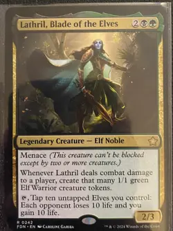 Lathril, Blade of the Elves FDN Foundations MTG - Image 1
