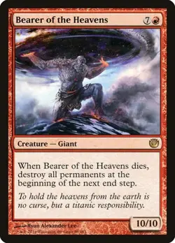 Bearer of the Heavens - Foil Journey into Nyx MP MTG - Image 1