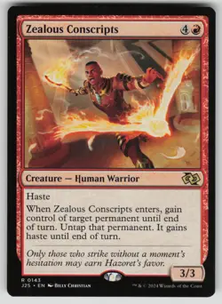 Zealous Conscripts Normal R Foundations Jumpstart 143 NM - Image 1