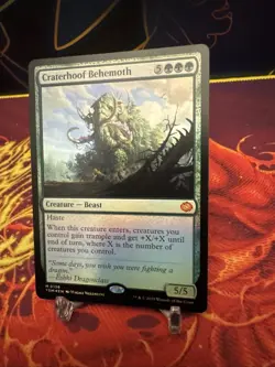 MTG Tarkir Dragonstorm Craterhoof Behemoth 0138 NM FOIL - Image 3