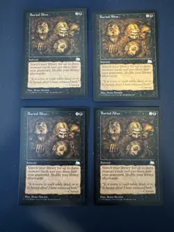 MTG - Magic The Gathering - Buried Alive X 4 - Weatherlight - NP/ LN! - Image 1