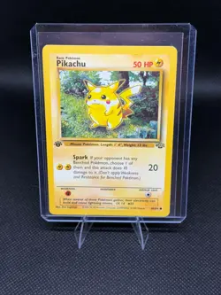 Pikachu 60/64 1st Edition Jungle Set Pokemon Card 1999 - Image 1