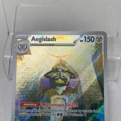 Pokemon TCG Paradox Rift Aegislash 210/182 Holo English - Image 3