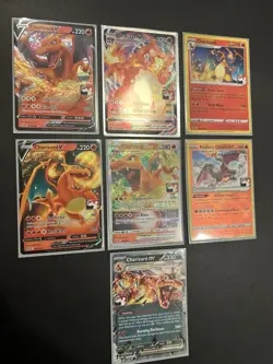 Pokemon TCG Charizard Prize Pack Lot W/ Gym Stamp. - Image 1