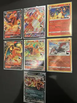Pokemon TCG Charizard Prize Pack Lot W/ Gym Stamp. - Image 2