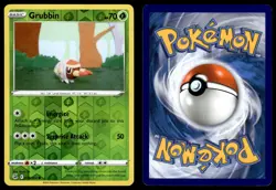 Grubbin 018/264 Common Fusion Strike Pokemon Reverse Holo NM/M - Image 3