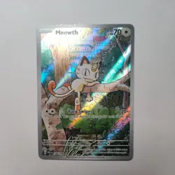 Pokemon Meowth 106/094 – Phantasmal Flames – English IR (Illustration Rare) NM - Image 1