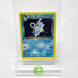 Pokemon TCG Team Rocket Dark Blastoise 3/82 Holo English - Image 1