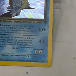 Pokemon TCG Team Rocket Dark Blastoise 3/82 Holo English - Image 5