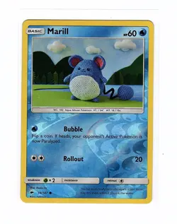 Marill 34/147 Sm-Burning Shadows Reverse Holo - Pokemon Card - Image 1