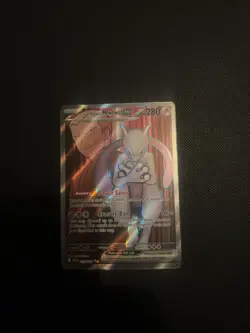 Team Rockets Mewtwo EX 213/182 Ultra Rare Destined Rivals Pokemon TCG NM - Image 1