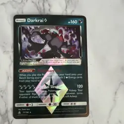 Pokemon Darkrai Prism Star Prism Rare 77/156 SM-Ultra Prism Holo 160 HP - Image 1
