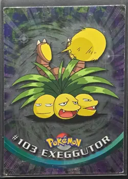 Pokemon Topps Exeggutor Holo #103 TV Animation Series Blue Logo - Image 1