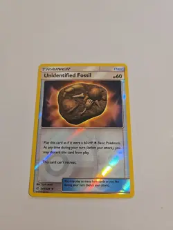 Unidentified Fossil 207/236 S&M Cosmic Eclipse REV HOLO PERFECT MINT! Pokemon - Image 1