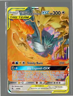 Moltres & Zapdos & Articuno GX Pokemon Hidden Fates #44/68 - Image 1