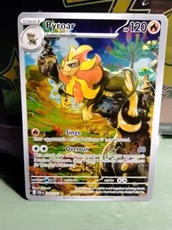 Pokemon - Pyroar 200/193 SV02 - Paldea Evolved Illustration Rare - NM Holo - Image 3