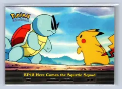 2000 Topps Pokemon TV Animation Here Comes The Squirtle Squad #EP12 - Image 1