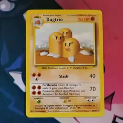 Pokemon TCG Dugtrio Base Set 19/102 - Image 1