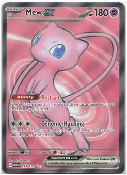 Mew ex - 193/165 MEW SV: Scarlet & Violet 151 NM - Pokemon TCG - Image 1