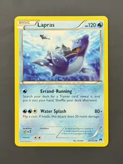Lapras 28/122 XY Breakpoint Uncommon Basic Pokemon LP - Image 1