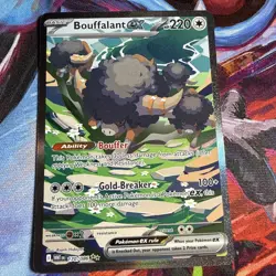 Bouffalant ex 170/086 170/086 Special Illustration Rare White Flare Pokemon NM - Image 1