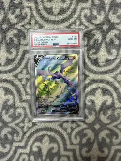 Pokemon Aerodactyl V Lost Origin Full Alt Art #180 PSA 10 Gem Mint - Image 1