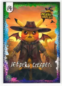 POKEMON PIKACHU COSPLAY - JEEPERS CREEPERS #31 *STAR HOLO - Image 1