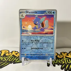 Wartortle 008/165 Reverse Holo Uncommon Scarlet & Violet 151 Pokemon - Near Mint - Image 1