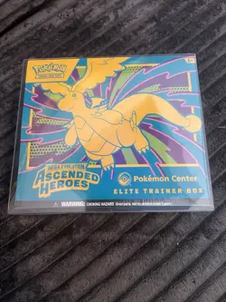 Pokemon Center Mega Evolution Ascended Heroes Elite Trainer Box Dragonite Zekrom - Image 1