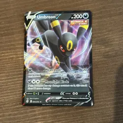 Pokemon TCG Umbreon v Evolving Skies Holo Ultra Rare Card 094/203 - Image 1