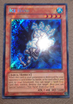 Yu-Gi-Oh! Ice Hand Drlg-En047 Dragons of Legend 1st Edition - Image 1