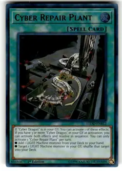 Yugioh Cyber Repair Plant LEDD-ENB12 Ultra Rare 1st Ed NM - Image 1