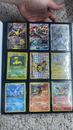 Pokemon Card Lot Binder Filled w/ VINTAGE + Holos + Mid Era + Promos + Modern - Image 1