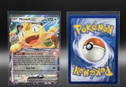 Pokemon Meowth EX 170 HP Holo Promo Card 062/088 Perfect Order Set - Image 1