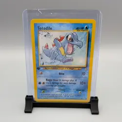 Totodile 80/111 1st Edition Neo Genesis Pokemon Card - Image 1