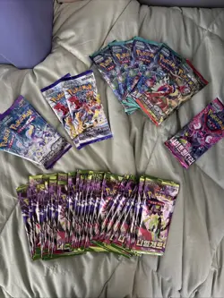 Lot Of 40 Korean Pokemon Card Packs - Image 1