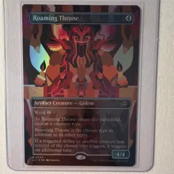 Wizards Roaming Throne Rare Borderless Foil Lost Caverns Ixalan 344 English - Image 1