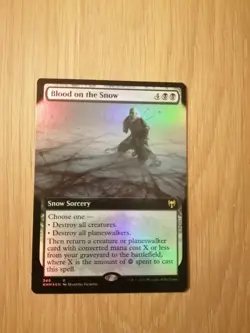 Blood on the Snow, FOIL Extended Art, MTG Kaldheim - Image 1