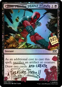 Secret Lair x Marvel's Deadpool: I Fixed It 🌈🌟Rainbow Foil 🌟🌈 MTG - Image 5