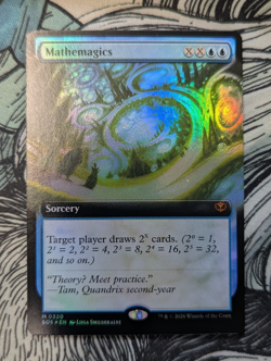 MTG Mathemagics Extended Art - Secrets of Strixhaven - FOIL - Image 1