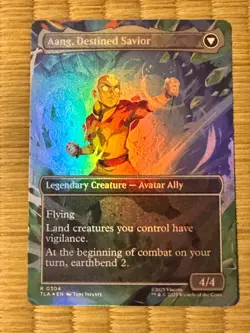 Aang, at the Crossroads (Borderless) Avatar: The Last Airbender Foil NM - Image 2