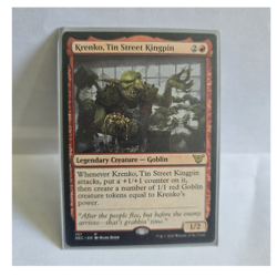 Krenko Tin Street Kingpin - Kamigawa Neon Dynasty - Rare Red Goblin - MTG - Image 1