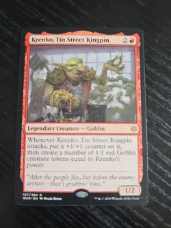 MTG Krenko, Tin Street Kingpin War of the Spark Regular - Image 1