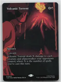 Volcanic Torrent (Borderless) M Avatar: The Last Airbender: Eternal-Legal 37 LP - Image 1
