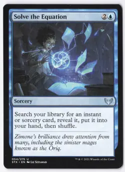 Solve the Equation Normal U Strixhaven: School of Mages 54 NM - Image 1