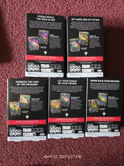 MTG Tarkir Dragonstorm Commander Deck Set (All 5) Sealed – Complete Collection - Image 2