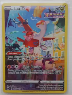 Pokemon TCG Latias GG20/GG70 Crown Zenith: Galarian Gallery Holo Card - Image 1